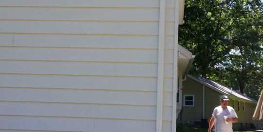 2nd Story downspout into drainage